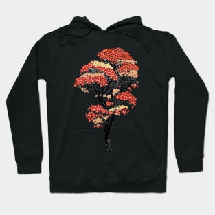 Japanese autumn tree Hoodie